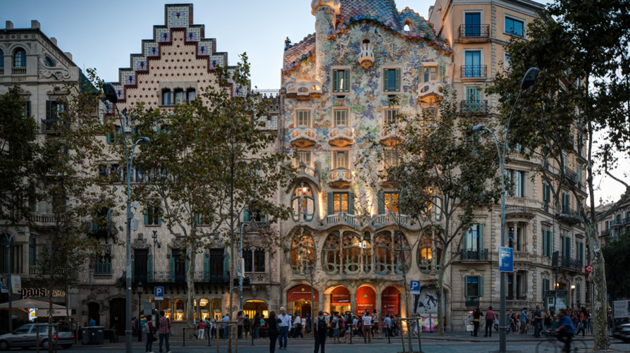 Gaudi huis in Barcelona